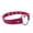 rose red, variant on Women PU Leather Choker Necklace Heart Ring Chain Neck Collar Gothic Punk Belt-red