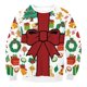 thumbnail image 1 of Sudadera de Navidad para mujer, ropa de calle de gran tamaño, chándal con patrón de regalo, traje de pareja, ropa femenina Vintage, 1 of 4