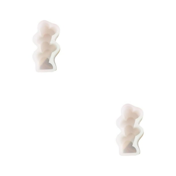 Injueey Molde de pastel de antiadherente de silicona para repostería, molde de postre, utensilios para hornear hechos a mano, herramienta de Tipo 2 2Conjunto