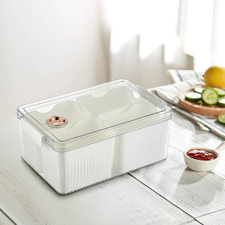 

Apmemiss Outdoor Christmas Decorations Clearance Household Seasoning Storage Box Food Grade Material Box Multifunctional Eight Compartment Miscellaneous Grain Sealing Box
