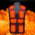 thumbnail image 6 of YAYUBA Heated Vests Women's Smart USB Heated with Fast Charging Technology All Season Warm Winter Jacket for Outdoor Activities,Black,S, 6 of 9