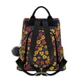 thumbnail image 2 of FORMRS Women's Travel Backpack Purse Anti-Theft Hidden Pockets Casual Shoulder Bag, Yellow Floral, 2 of 7