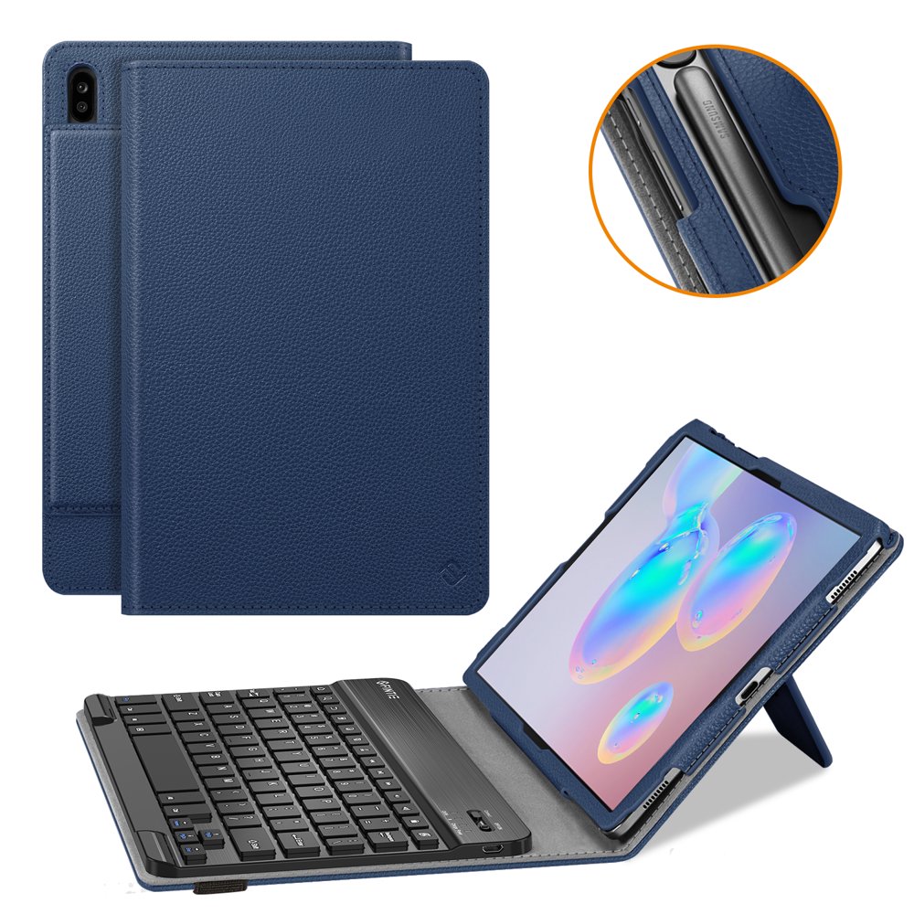 Keyboard Folio Case for Samsung Galaxy Tab S6 10.5" 2019 (Model SMT860/T865/T867), Fintie Stand
