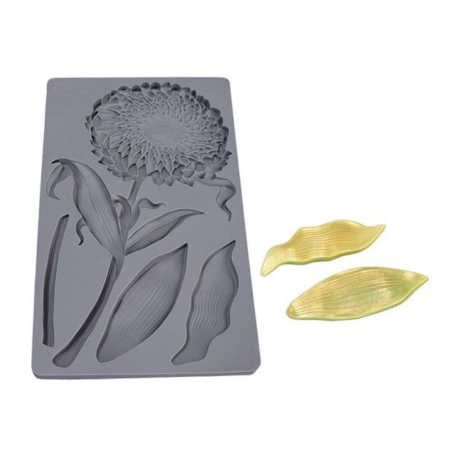 Silicone Fondant Molds Exquisite Flower DIY Handmade DIY Candle Resin Crafts Cake Decorating Tools for Kitchen Durable