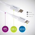thumbnail image 2 of Cable Philips USB-C a Lightning de 1,2 m para iPhone, 2 of 7