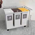 thumbnail image 4 of jifeng Kitchen Trash Can 30L Wet and Dry Separation with Press Open Lid Wastebasket Style A, 4 of 6