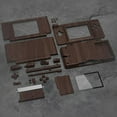 thumbnail image 5 of eXtremeRate Wood Grain Replacement Full Set Buttons for Nintendo DS Lite Handheld Console, Custom D-pad A B X Y Start Select R L Power Volume Keys for Nintendo DS Lite NDSL - Console NOT Included, 5 of 6