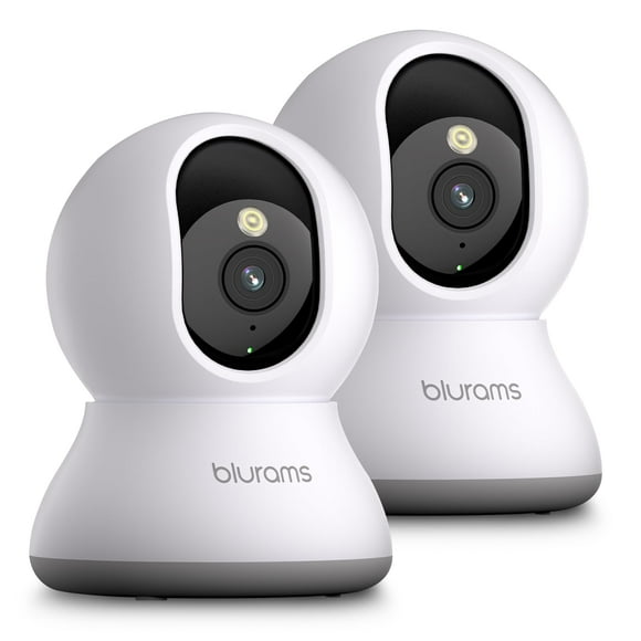 Blurams Cámara de seguridad para interiores, cámara doméstica 2K con aplicación para teléfono, azul