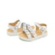 thumbnail image 3 of Huaraches Para Niña Pasitos Enanos Piel Hebilla Flores 12-21 blanco 18, 3 of 6