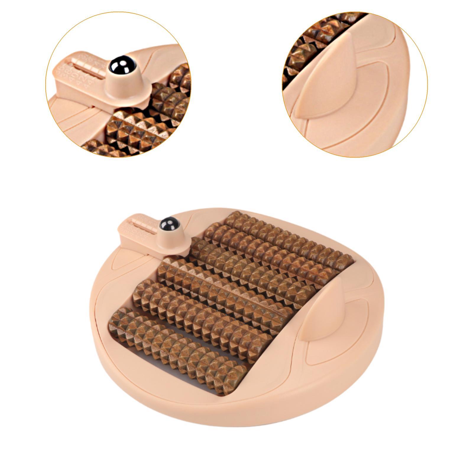 Foot Roller Massager Acupressure Wooden Deep Tissue Stimulating Tool for Home Office Adults Use