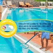 U.S. Pool Supply Professional Swimming Pool Leaf Skimmer Net and Leaf Rake Net Set - Cleans Out Debris Fast, Pool Maintenance - Clean Pool Liners, Spas, Ponds and Kids Inflatable Pool