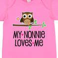 thumbnail image 4 of Inktastic My Nonnie Loves Me Grandchild Girls Baby Bodysuit, 4 of 5