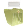 thumbnail image 2 of Rabbit Hay Feeder Grass Rack Durable Less Waste Hay Manager Rabbit Feeder Holder Green, 2 of 9