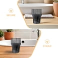 thumbnail image 3 of BESTYASH 4Pcs Black Hair Dryer Nozzle Concentrator with Wide Duckbilled Design for Precise Styling, 3 of 8