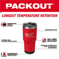 thumbnail image 3 of Milwaukee PACKOUT Red Tumbler with 1 Divide, 30oz, 3 of 12