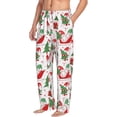 thumbnail image 6 of Logiee Gnomes Merry Christmas Print Pajama Pants for Men,Men’s Pajama Bottoms,Mens PJ Pants with Pockets & Button Fly-Medium, 6 of 6