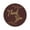 Brown & Beige, variant on Darling Souvenir Round 45 Pcs Leaf Vines Thank You Stickers Brown Wedding Envelope Seal-1.6 Inches