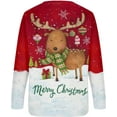 thumbnail image 4 of GHSDFBB Chandails de Noël pour Femmes Mode Loisirs Imprimé Graphique Manches Longues Hauts Mignons Chandail en Molleton Col Rond Cadeau de Noël, 4 of 5