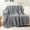 Light Grey, variant on Cream Chunky Knit Throw Blanket,Handmade Cable Knitted Crochet Blanket,Thick Chenille Throw,50"X60"