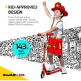Swagtron SK1 Kick Start Electric Scooter for Kids Durable Steel Frame Scooter ASTM F2641