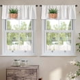 thumbnail image 2 of LALILO Kitchen Curtain Valance Castle South Wales Uk Three Rod Pocket Window Curtain 52"x 18" Set of 2, 2 of 7