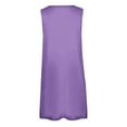 thumbnail image 4 of Fanxing Women's 2025 Sleeveless Cardigan Lightweight Loose Summer Open Front Long Casual Duster Vests with Pockets Purple M, 4 of 5