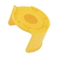 thumbnail image 5 of Uxcell 2.83''x2.83''x1.89'' Half Circle Stop Push Switch Button Protective Cover Plastic Yellow 1pcs, 5 of 5