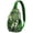Colorful, variant on Colorful Tropical Sling Backpack with Floral Jungle Leaves, Hawaiian Print, Palm Leaf, Botanical Exotic Style, Boho Summer Beach Vacation Bag