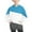 Sky Blue, variant on MeetoTime Girls Boys Oversized Hooded Sweatshirt Long Sleeve Crewneck Patchwork Kids Fall Winter Pullover Tops