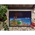 thumbnail image 3 of Corgi Beach Party Volkswagon Bus Fireworks Indoor or Outdoor Mat 24x36 7317JMAT, 3 of 4