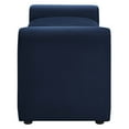 thumbnail image 3 of Modway Waverly Performance Velvet Bench in Midnight Blue, 3 of 8