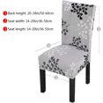thumbnail image 2 of Décoration de Chaise Moderne en Spandex Stretch Universel (A, 4), 2 of 5