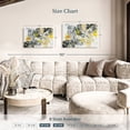 thumbnail image 4 of Elephant Stock Abstract Pouring Xi Wall Art - Horizontal Canvas Wall Art - Living Room Wall Decor - Abstract Canvas - Gray And Yellow Decor By Jean Plout - 30" x 20", 4 of 8