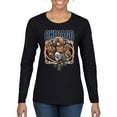 thumbnail image 1 of Wild Bobby, Chicago Fan | CHI Fantasy Football ,Sports, Women Graphic Long Sleeve Tee, Black, Small, 1 of 4