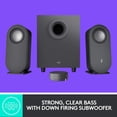 thumbnail image 3 of BOCINAS BLUETHOOT Logitech Z407 CON SUBWOOFER Y CONTROL INALAMBRICO 40W NEGRO 980-001347, 3 of 6