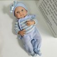 thumbnail image 3 of Real Baby Dolls 16 Inch Realistic Soft Baby Dolls Silicone Full Body with Bowl Pacifier Accessories Gift Set for Toddler Baby 18 Month +, 3 of 5