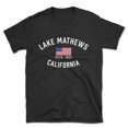 thumbnail image 1 of Lake Mathews California Patriot Men's Cotton T-Shirt, 1 of 1