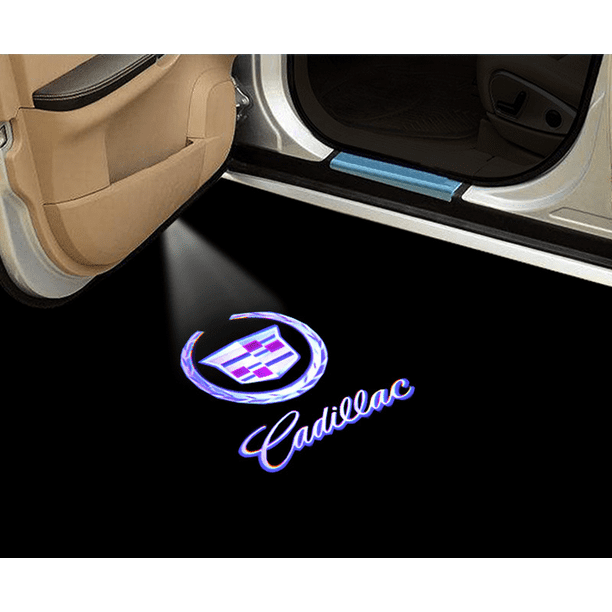 Suitable for Cadillac Welcome Lights ATS XTS SRX CT6 XT4 Projector Lamp Laser Modified Door Lights 2 Pack