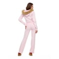 thumbnail image 5 of Forever 21 Women's Flare Jogger Pants with Tonal Back Patch, Fleece Sweatpants, Casual Everyday Comfort Style, Pink, XXS-XXL, 5 of 6