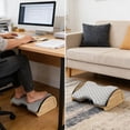 thumbnail image 6 of Axioma Foot Rest Under Desk Adjustable Height Home Bathroom Foot Stool with Cushion, 6 of 10