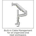 thumbnail image 6 of Lorell, LLR99804, USB Pole Triple-monitor Arm, 1 Each, Gray, 6 of 15