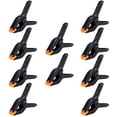 thumbnail image 1 of 10 Packs of 2 inch Professional Plastic Small Spring Clamps Heavy Duty for Crafts or Plastic Clips and Backdrop Clips Clamps for Backdrop Stand,Photography, Home Improvement and so on, 1 of 5