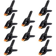 10 Packs of 3 inch Professional Plastic Small Spring Clamps Heavy Duty for Crafts or Plastic Clips and Backdrop Clips Clamps