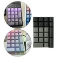 thumbnail image 3 of enqiretly Mechanical Keyboard Numeric Keycaps Layout Dustproof Waterproof Office 21Key for OEM Gray Black, 3 of 5