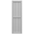 thumbnail image 5 of Ekena Millwork 10 3/4"W x 41"H True Fit PVC, Two Board Framed Board-n-Batten Shutters, Primed (Per Pair - Hardware Not Included), 5 of 8