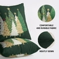 thumbnail image 5 of Christmas Pillow Covers 18X18 Set of 2, Red Xmas Tree Winter Decorative Throw Pillowcases Holiday Outdoor Farmhouse Seasonal Cushion Cases Couch Sofa Bed Decor, 5 of 6