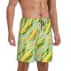 thumbnail image 2 of Balery Fresh Sweet Corn Pantalones cortos de pijama de punto de algodón para hombre con cinturilla y bolsillos-XX-Large, 2 of 6