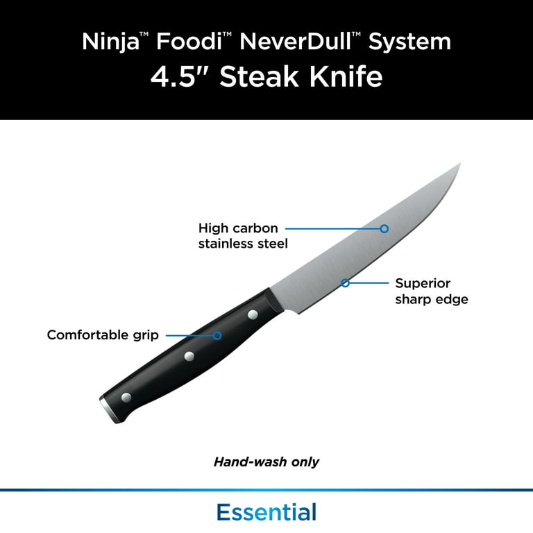Ninja Foodi Neverdull Essential Knife System 10 Piece Set & Reviews