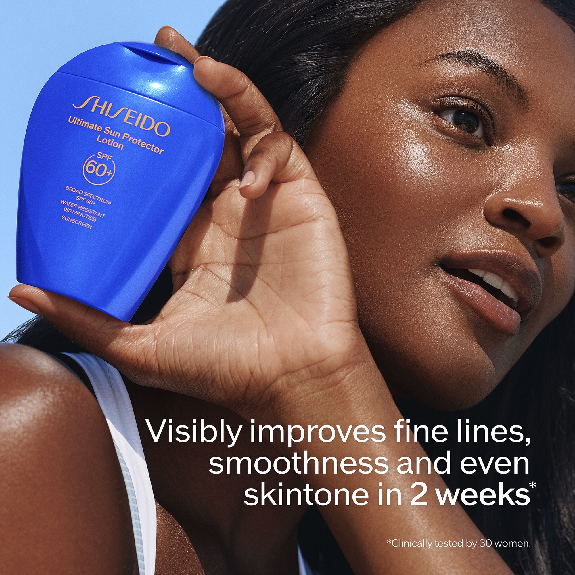Shiseido Ultimate Sun Protector Lotion SPF 60+, 5 oz / 150mL - Invisible Sunscreen SPF 60+ Lotion for All Skin Types