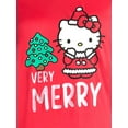 thumbnail image 4 of Hello Kitty Women's and Women’s Plus Christmas Top, Pants and Socks Sleep Gift Set, 3-Piece, Sizes XS-3X, 4 of 5